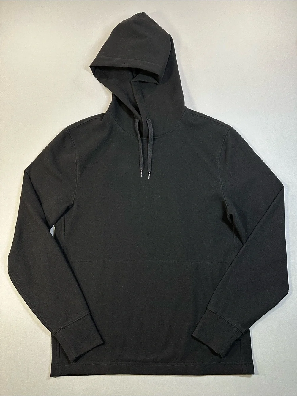 J Crew Seaboard Soft-Knit Hoodie, Soft, Black - Mens Small